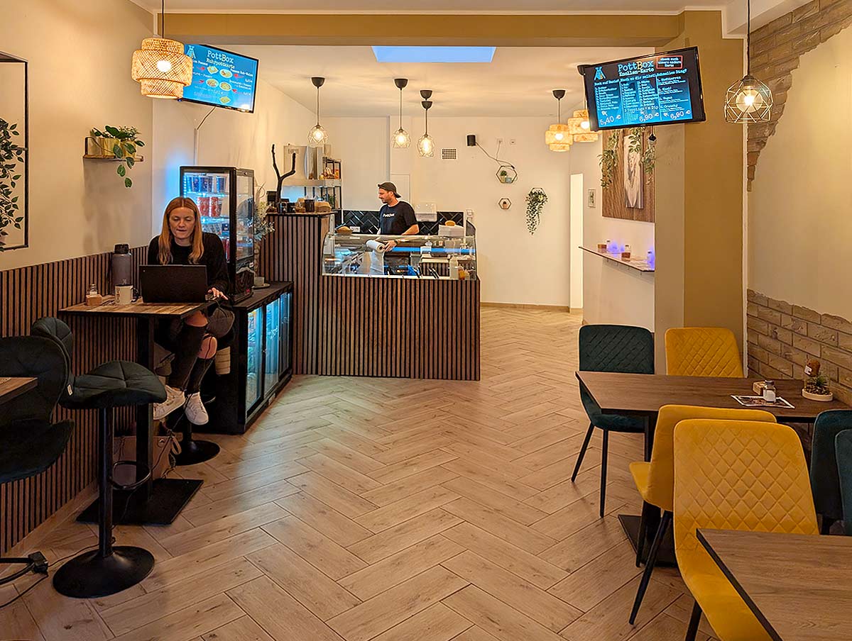 Alex Teicherts „PottBox“. Foto. Udo Schucker Alex Teicherts „PottBox“. Foto. Udo Schucker