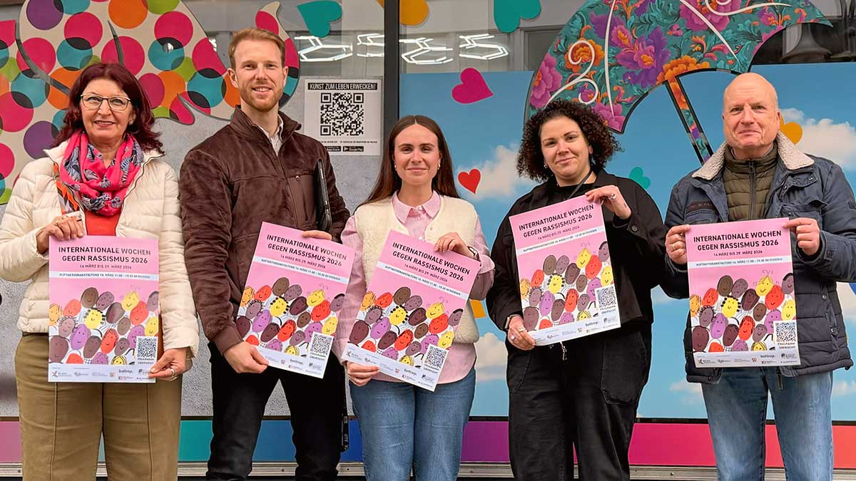 v.l. Hajra Dorow, Marcel Wiesten, Sofia Prusko, Denise Gür, Thomas Schwarzer. Foto: Stadt Bottrop