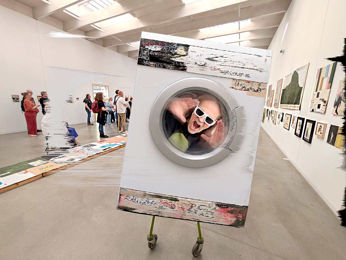 Paper Punk – Kunst im Schleudergang. Fotocollage: handmade by Udo Schucker