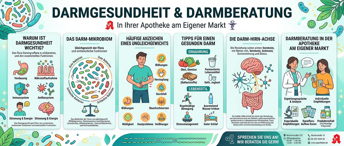 Darmberatung in der Bottroper Markt-Apotheke im Eigen