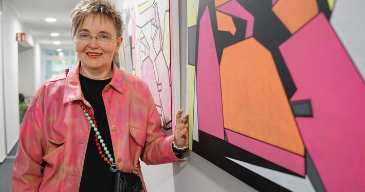 Gilda Bräuer stellt im Bürgerbüro Kirchhellen aus.