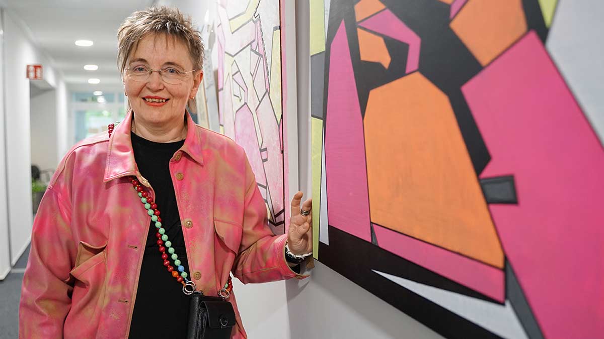 Gilda Bräuer stellt im Bürgerbüro Kirchhellen aus.