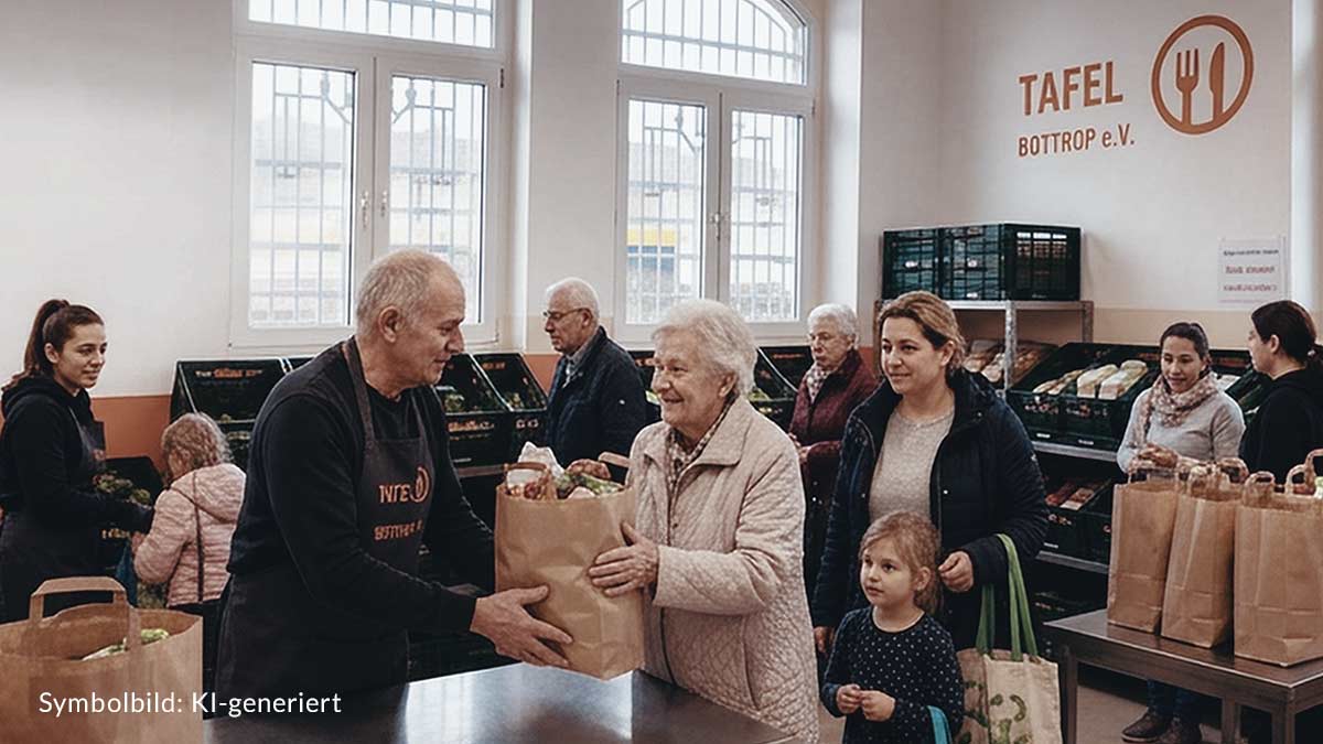 Tafel Bottrop Innenraum.